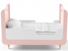 Ліжечко-трансформер IndigoWood Bubble Kit 124,5x63,5cm pink (з додатковим бортиком)